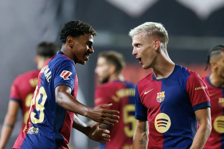 FC Barcelona Lamine Yamal i Dani Olmo 2